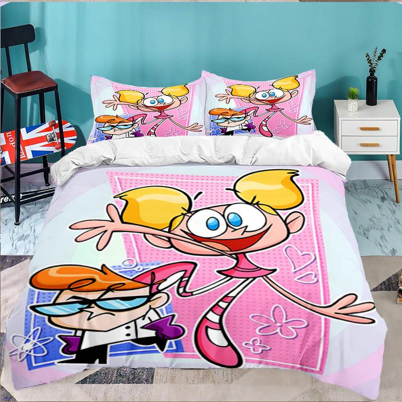 Dexter Power Adventure 3pcs Bedding Set,Including 1pc Duvet Cover And 2pcs Pillowcases Perfect Gift for Christmas,Ideal for Bedroom, Dormitory