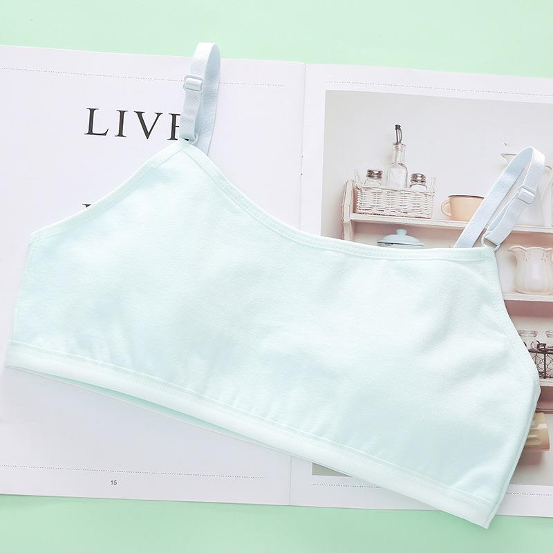 Solid Color Training Bra for Girls Aged 12-15
