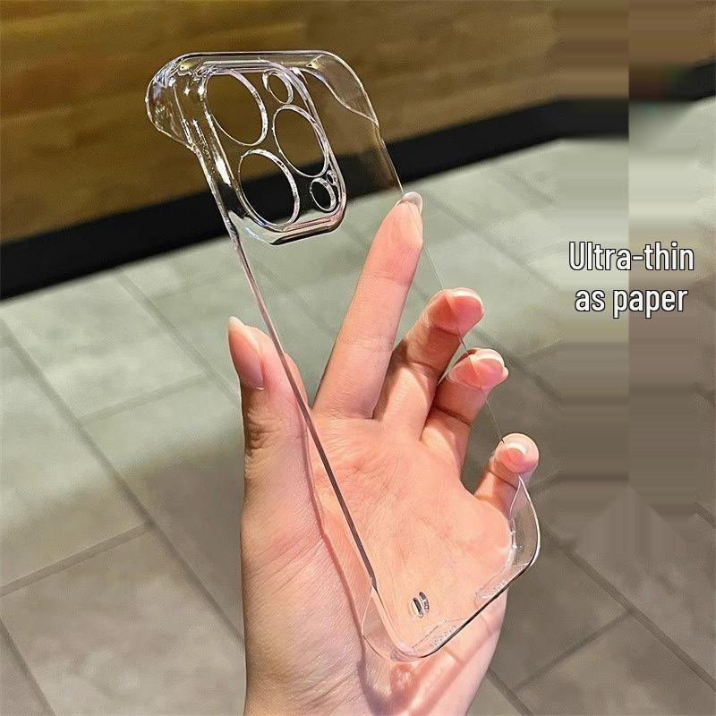 Transparent Hard Case for Apple iPhone 15/14/16 Pro Max