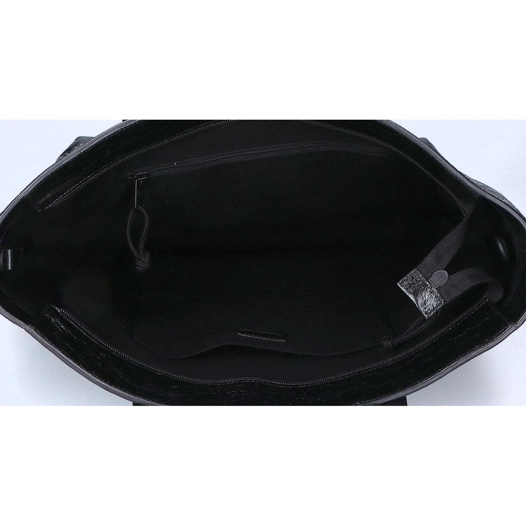 Balenciaga 638804 1VG87 Arena Lambskin Explorer Tote Bag blackUsed
