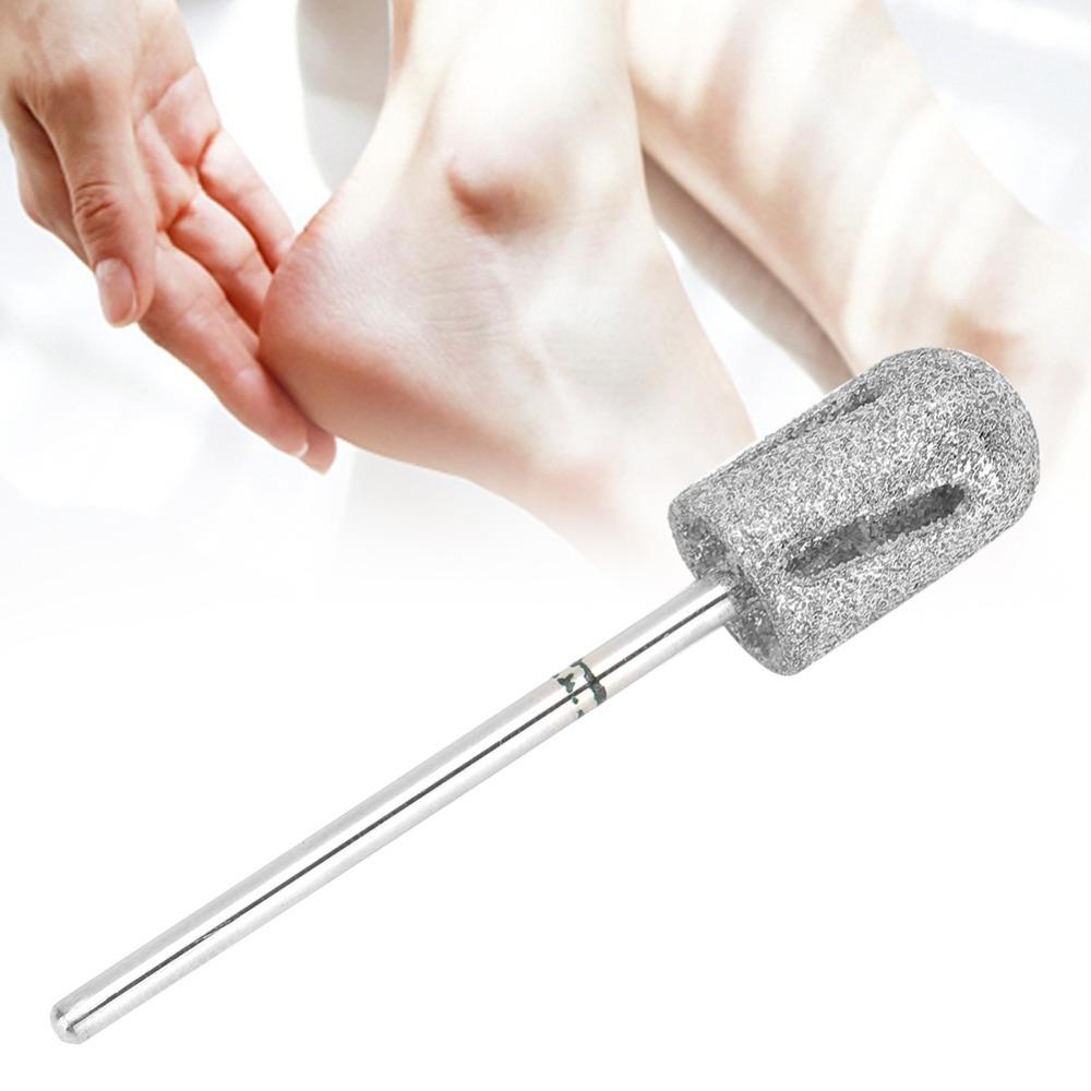 

Diamond Carbide Foot Calluses Sanding Head Stainless Steel Pedicure Drill Bit Home Salon