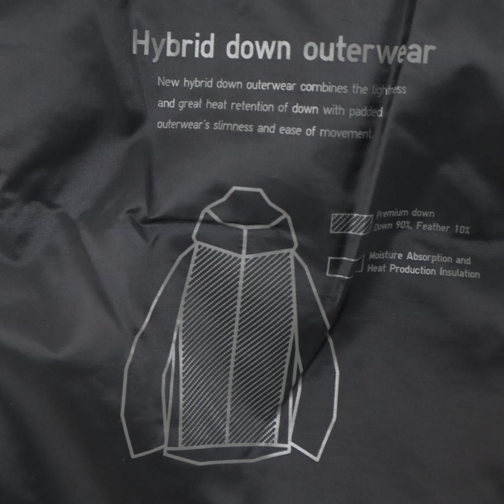 UNIQLO Hybrid Down jacket L Black series Men's Used