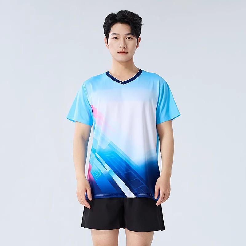Lightweight Breathable Quick-Dry Sport T-Shirt Badminton Tennis Table Unisex Athletic Wear