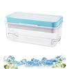 Ice Cube Tray with Lid, Ice Maker, DIY Ice Tray, Ice Maker Container, Easy To Remove, Storage Box, Ice Mold, Ice Container for Snacks, Iced Drinks, Ic