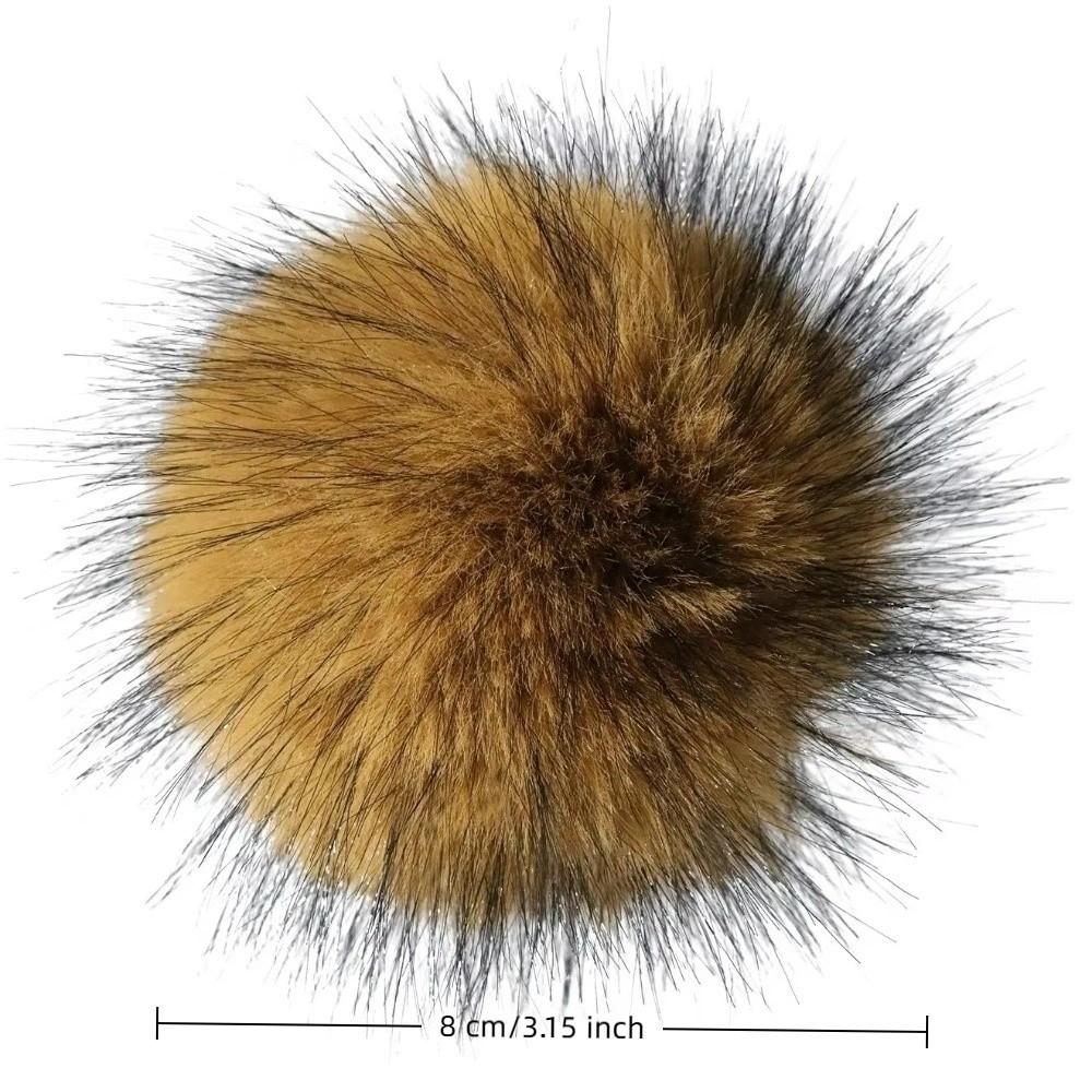 Rabbit Fur Fluffy Pet Toy Bite Resistant Kitten Chew Toys Funny Cat Teaser Ball Small Cat