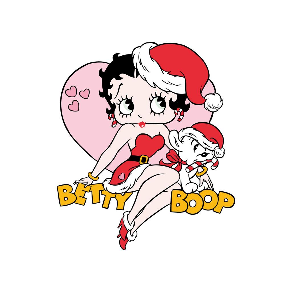 Betty Boop Unisex Adult Heart Sweatshirt