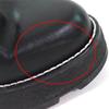 Great LOUIS VUITTON Short Boots LV Logo Metal Back Zip Leather Shearling Women  Used