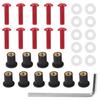 10Pcs M5X15mm Windshield Windscreen Bolts Fairing Screw Nut Fastener For Suzuki GSXR GSX-R600 750 1000 HONDA BMW KAWASAKI SUZUKI