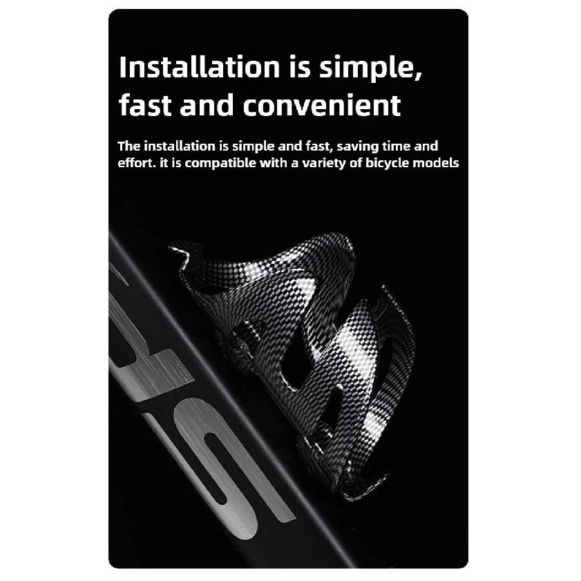 Bicycle Water Bottle Holder MTB Road Cycling Full Carbon Fiber Bicycle Water Bottle Cage Fiberglass Bicycle Accessories Cup Holders 5