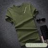 HNXC Men's Fashion Casual Summer Spring V-Neck Short Sleeve Blouses & Shirts Classic Exquisite