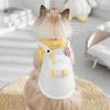 Funny Goose Design Cat Two Legged Vest Creative Small Dog Clothes Funny Pet Traction Vest  Summer