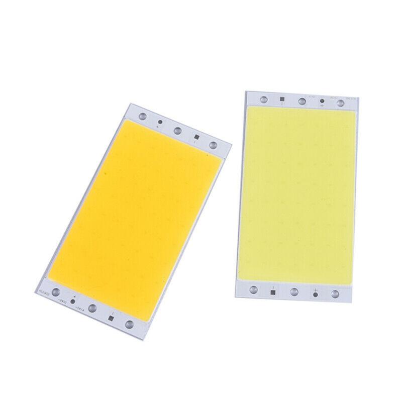 94x50mm Rectangular Uniform Cob Led Panel  Light 12-14v 20 Ultra Bright Strip Lamp Board