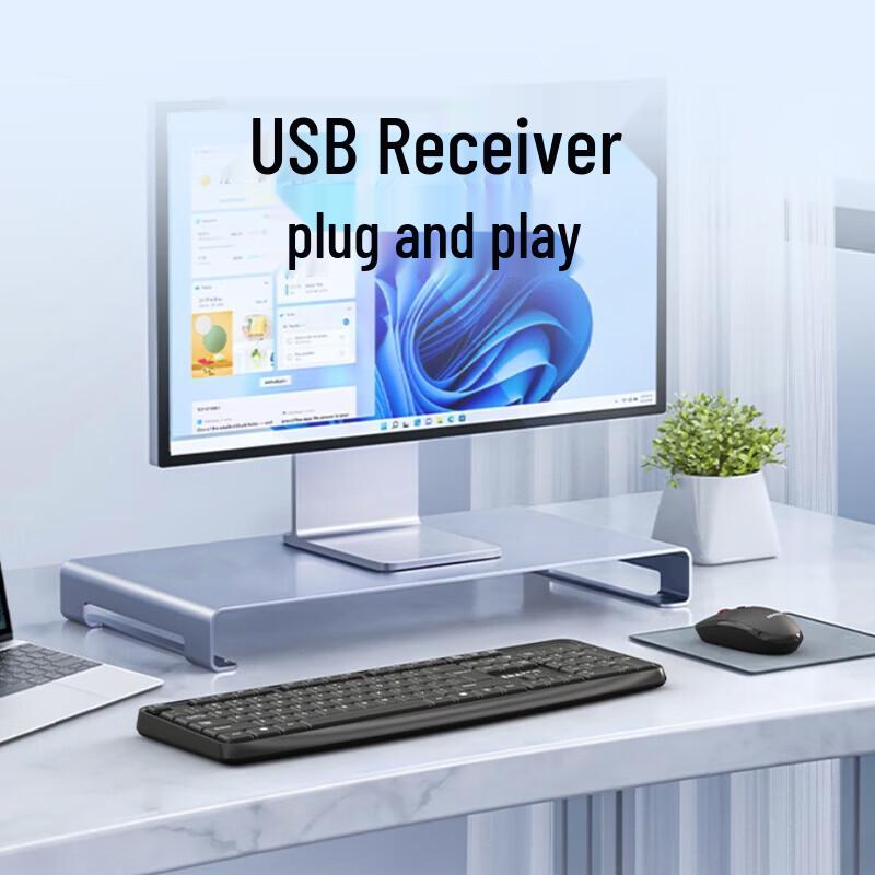 Lenovo KM101 Wireless Keyboard and Mouse Combo