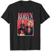 Robyn Hurder Camiseta Clásica Unisex Unisex Cuello Redondo 100% Algodón Manga Corta Y2k Oversize Moda Popular Camiseta Regalos para Fans Nuevo