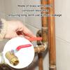 Brass Ball Valve 1inch Male Female Thread Connector Water Shut Close Valve Water Pipe Fitting Quick Connector Ball Valve
