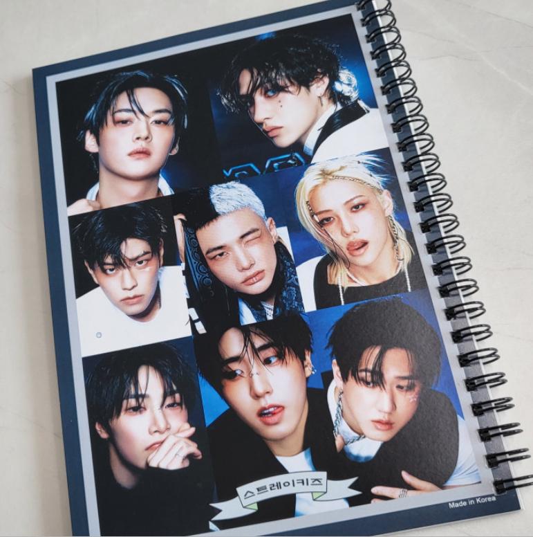 Stray Kids Spring Memo Notebook 15cm × 21cm (Random Image)