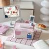 Big Capacity Tissue Storage Box House Shape Desktop Storage Holder Tissue Paper Box  Desktop