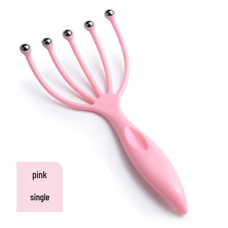 Five-Claw Manual Scalp Massager: Relieves Head Itching & Tension