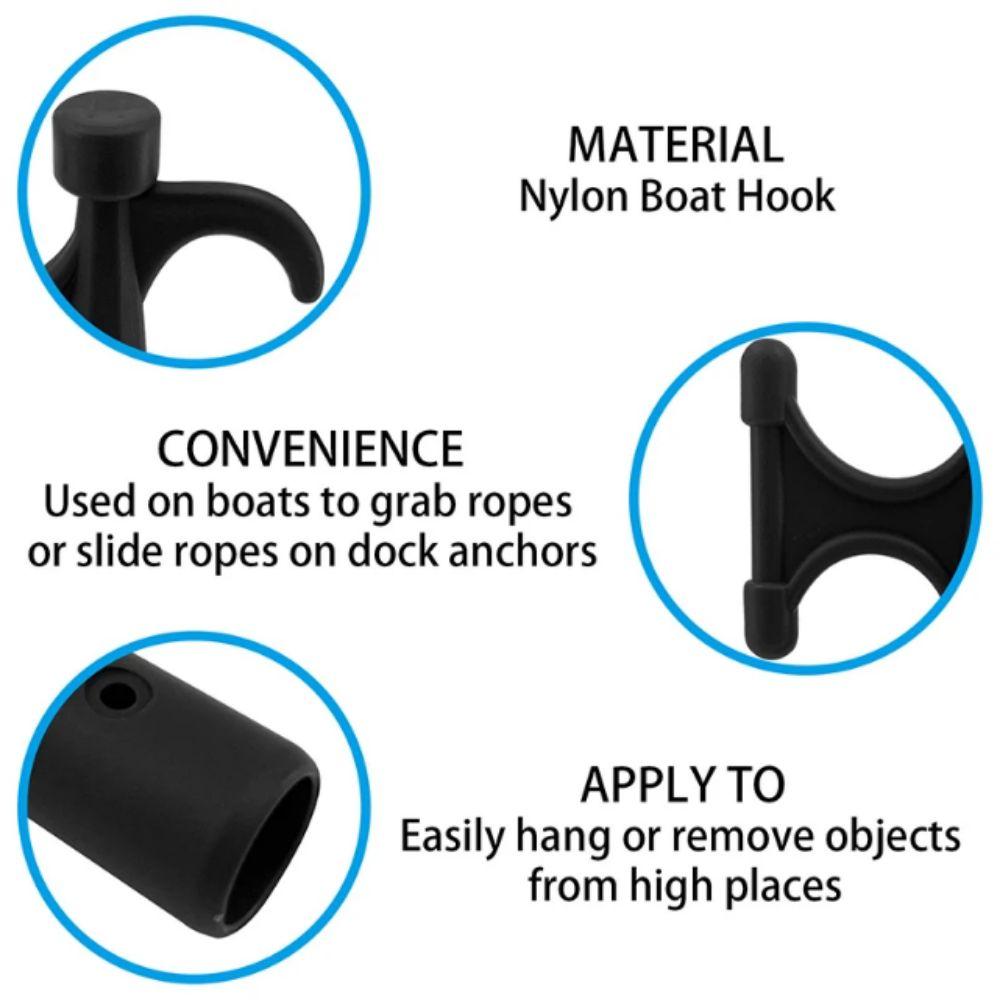 Telescoping Design Nylon Boat Hook Nylon Material Boat Hook End Durable Boat Hook  Sailing