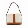 Women's Bag Autumn New Color Splicing Bucket Bag Senior Sense of Hundred Handheld Single Shoulder Crossbody Bag