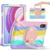 Rugged Soft Silicone Tablet Case for Xiaomi Redmi Pad 2 Pro 12.1 Inch Built In Kickstand Shockproof Kids Cover