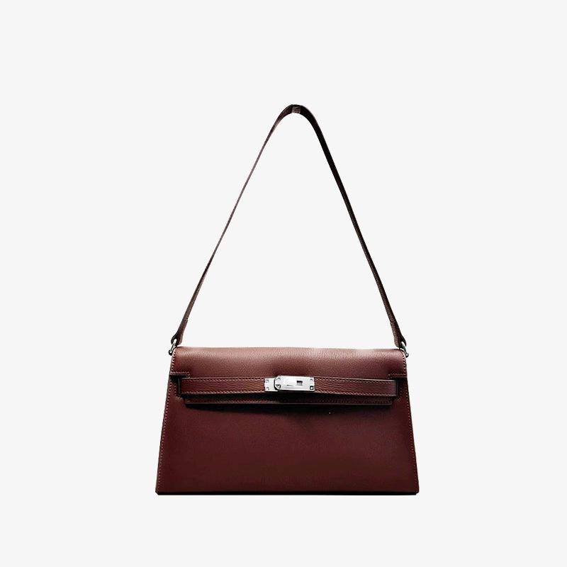 

Kelly Bag, Women s Versatile Single Shoulder Armpit Bag, High-end Feeling, New Crossbody Women s Bag, Retro Hand-held Baguette Bag