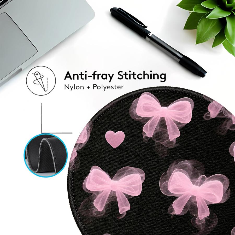 Cartoon Bow Waterproof 1pc Mouse Pad Computer Laptop Pad Game Console Pad office Pad Desk accessories Keyboard Mouse Pad