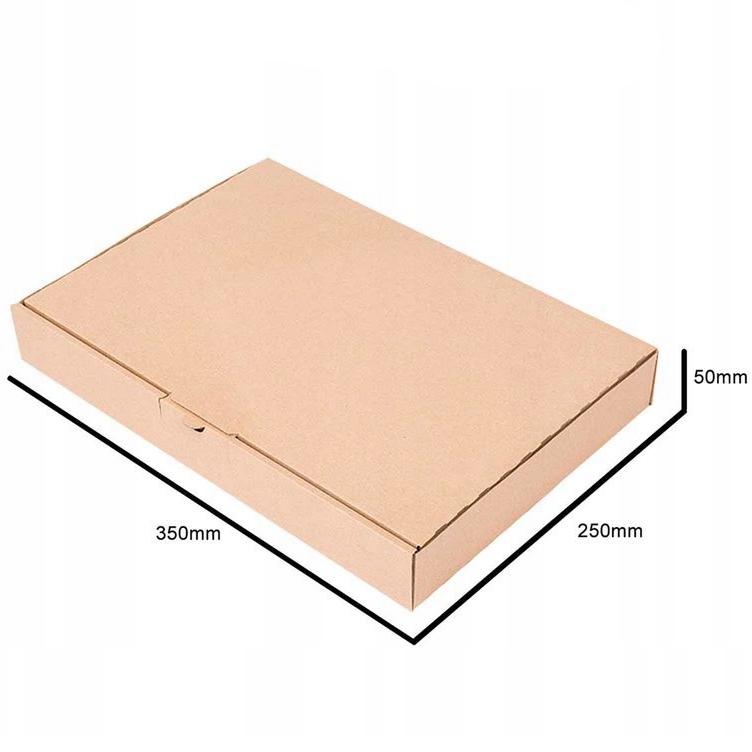 Cardboard box 350x250x50 MB 5 brown x10 pieces