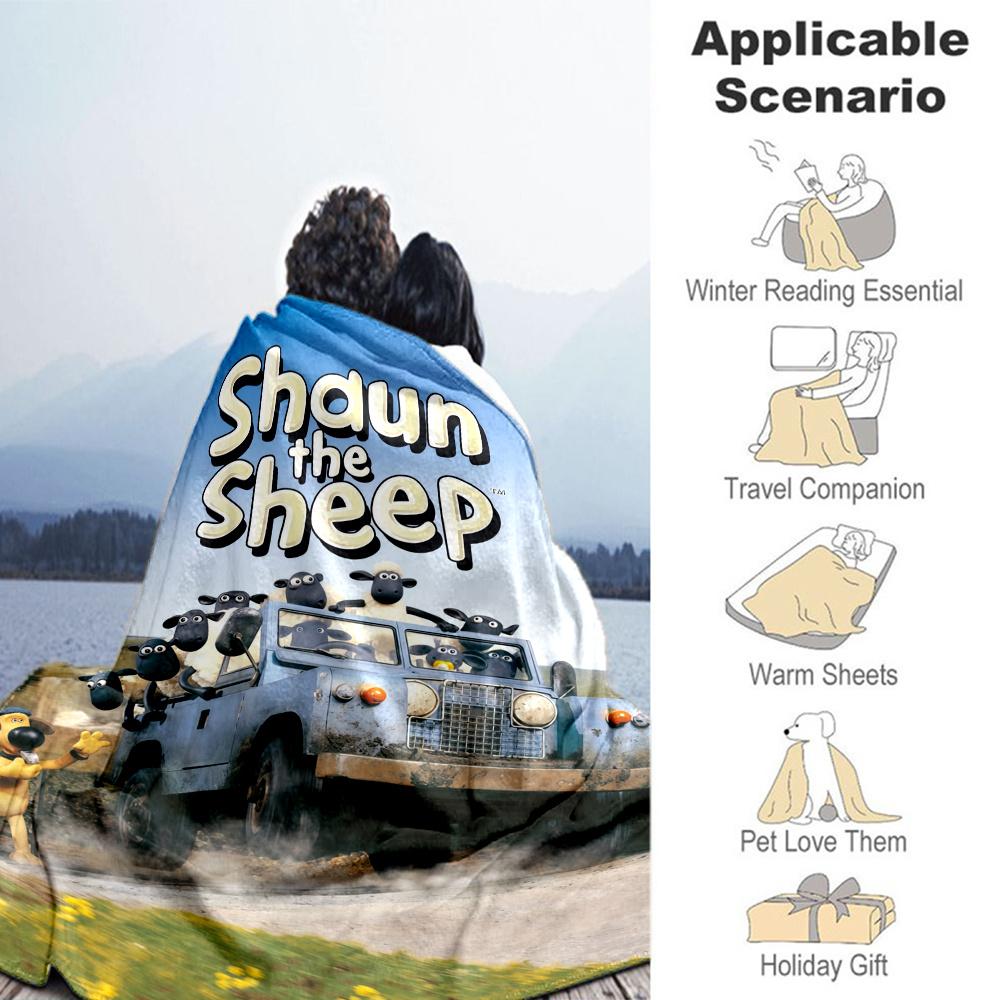 Shaun Blanket, High quality Comfortable for All Seasons, Home Decor, Warmth and Comfort