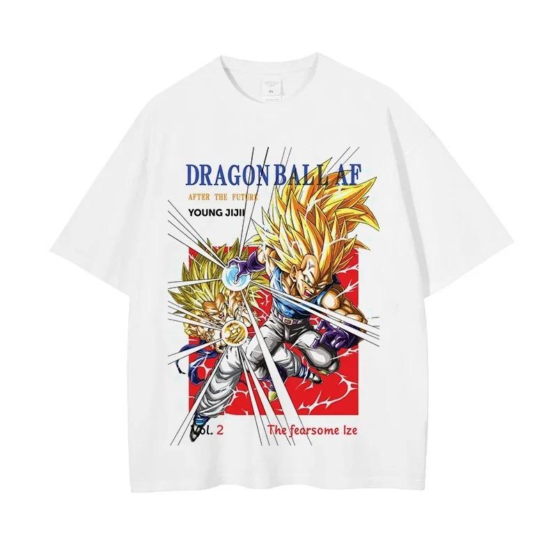Dragon Ball Majin Buu Stampa Manga Vintage T-shirt Oversize | Top Casual Unisex