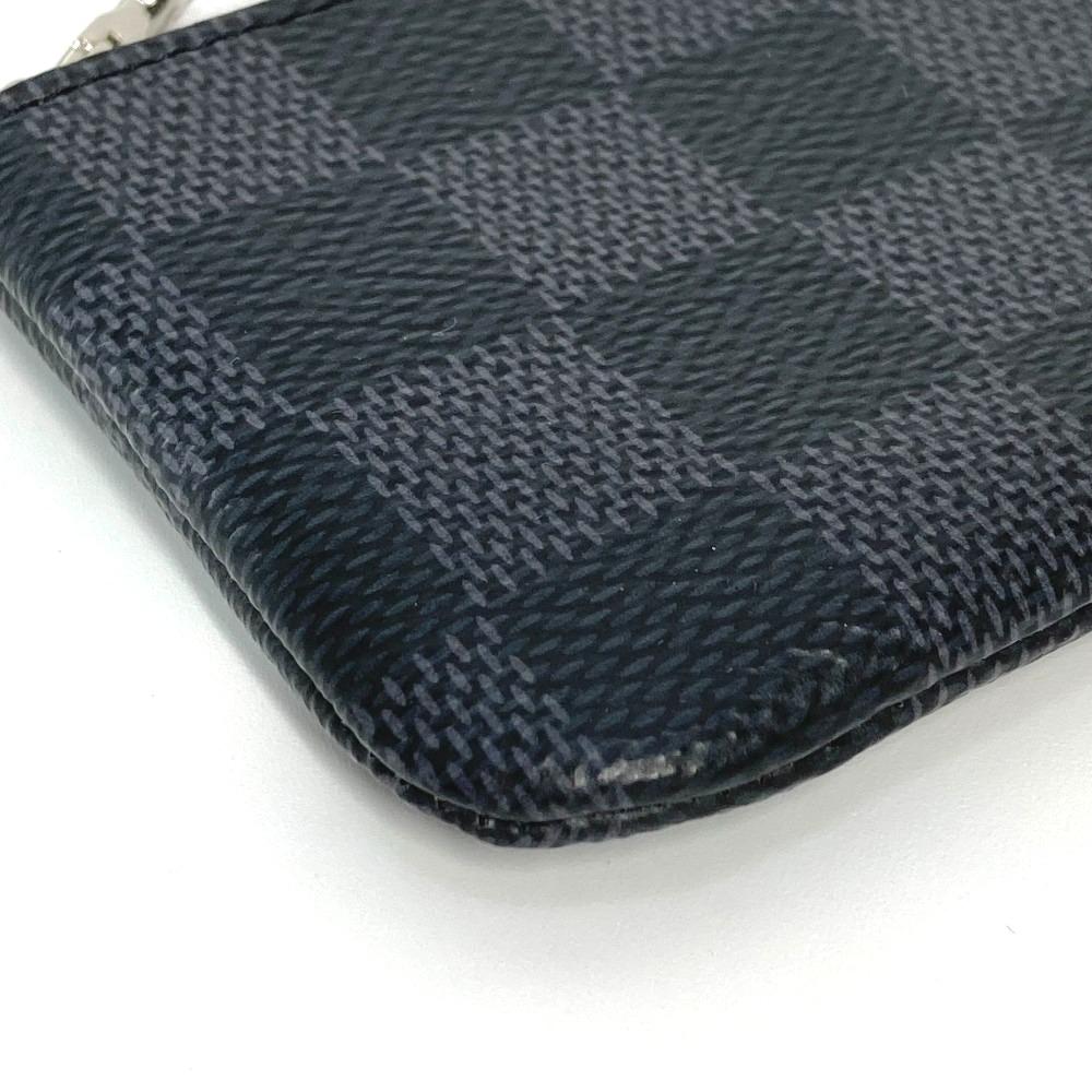 Louis Vuitton N60155 Damier Graphite Key Case Pochette Cles Coin Case Wallet