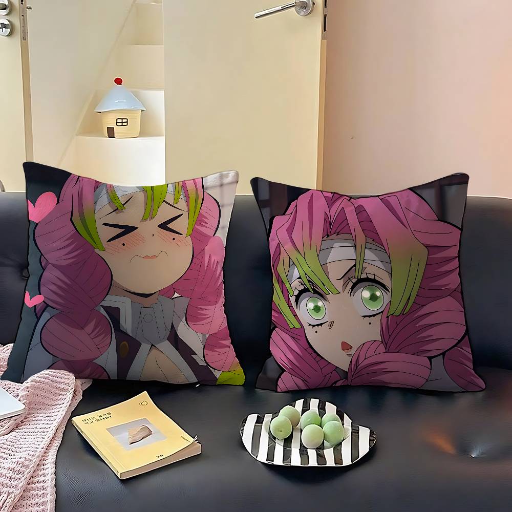 Cute KKanrojiMitsuri Case Plush Fabric Soft Pillowcase Double Sided Print Cushion Cover Household Gifts