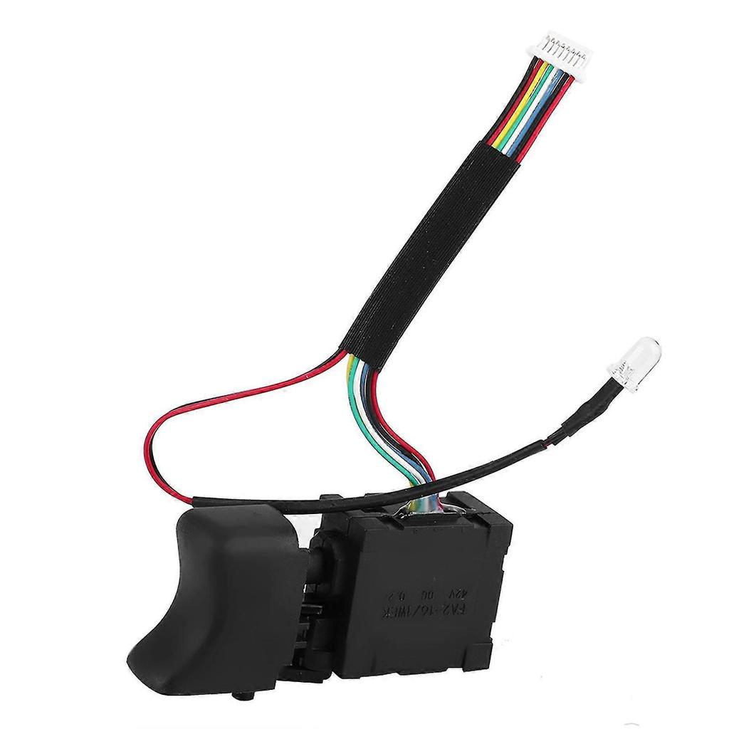 Black Adjustable Speed CW/CCW Electric Drill Trigger Switch Fit