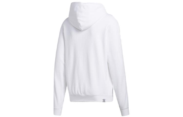 adidas Originals Trefoil Sweatshirts Men's White Hooded Moderate Regular GD0956