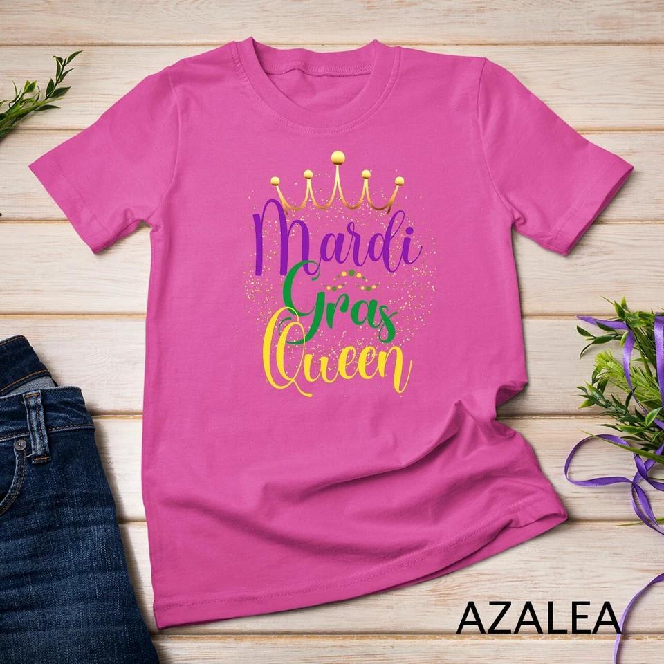 Mardi Gras Queen Parade Costume Party Women Gift Mardi Gras Unisex T-shirt 2 S
