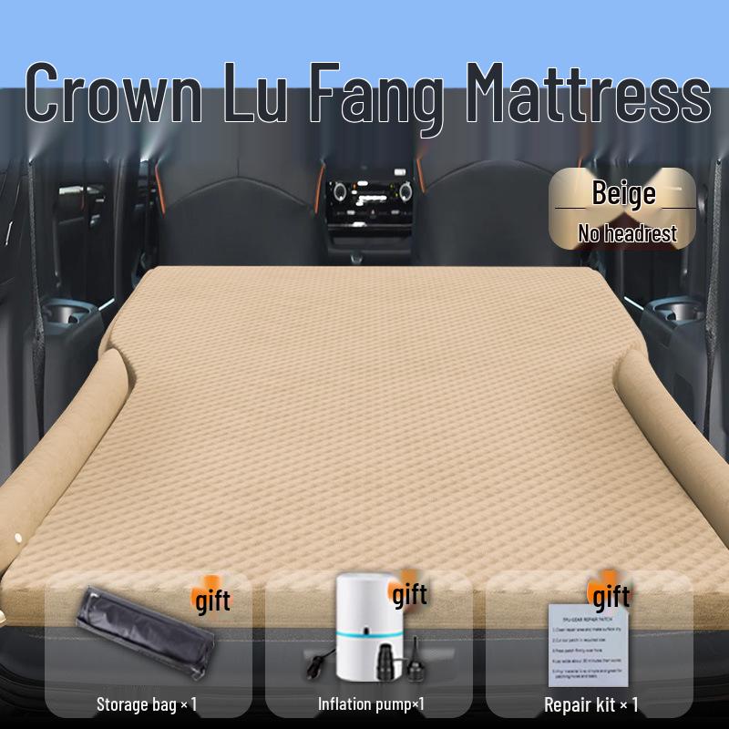 Colchão Inflável para Carro Toyota Crown - Colchão de Ar para Banco Traseiro para Dormir