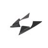 Carbon Fiber 2X Front A Pillar Triangle Cover Trim For Mazda 6 Atenza 2020-2022