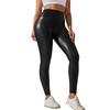 Modische Kunstleder-Leggings Lässig Slim-fit Sexy Enganliegend Schlankmachende PU-Sporthose für Damen