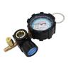 R410a Diagnostic Manifold Freon Gauge Set with Sight Glass G1/4 High Pressure A/C Refrigeration Tool for R22/R410A/R134A