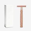 Platinum Double-Sided Safety Razor for Home Shaving