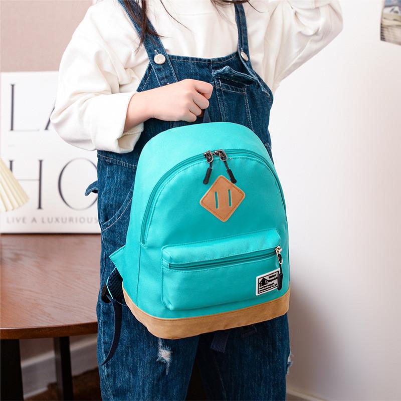 Roztomilý školní batoh z oxfordské látky pro děti v různých barvách, unisex design