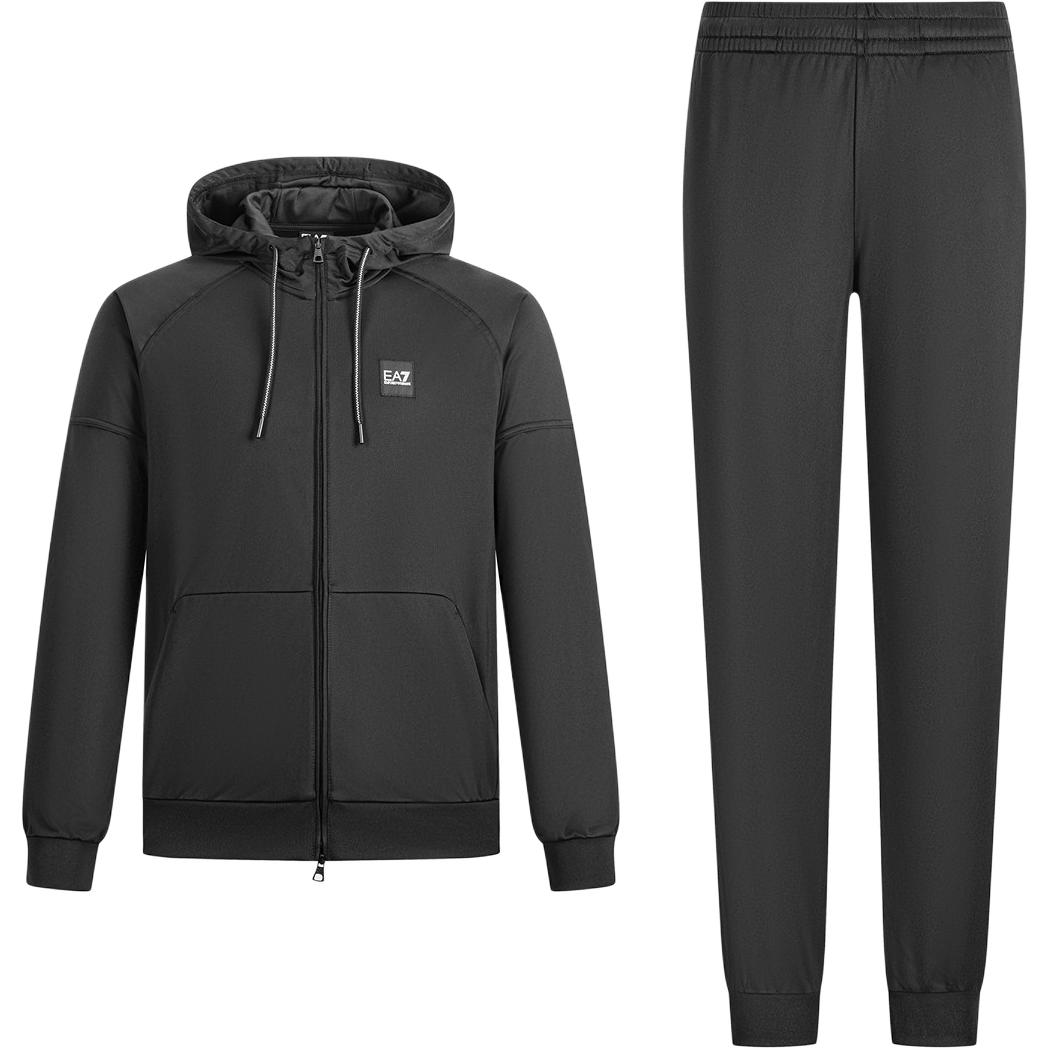 

Emporio Armani EA7 FW25 Hooded Zip Long Sleeve Cuffed Casual Sports Set Men sets 7M000915-AF12449-UC001 S