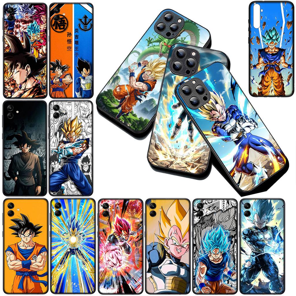 Cover for Motorola Moto G86 G57 E14 E15 G14 G34 G67 G84 G24 A54 G15 Power E22 Casing Phone Case Cartoon Dragon Gokus Ball Vegeta