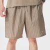 Nike Sportswear SS25 Brand Logo Striped Quick-Dry Breathable Woven Lace-Up Sports Shorts Men Shorts Brown IF0378247