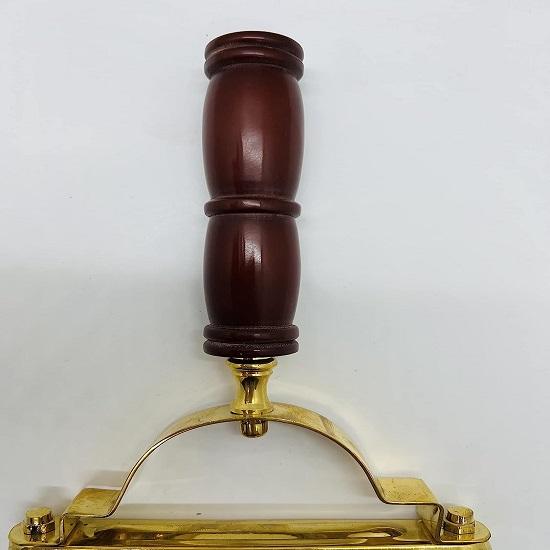 Nautical Brass Red Handheld Magnifying Glass Reading Magnifier