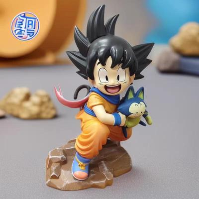 Dragon Ball GK Scene: Childhood Goku with Puar & Yamcha Figure Ornament
