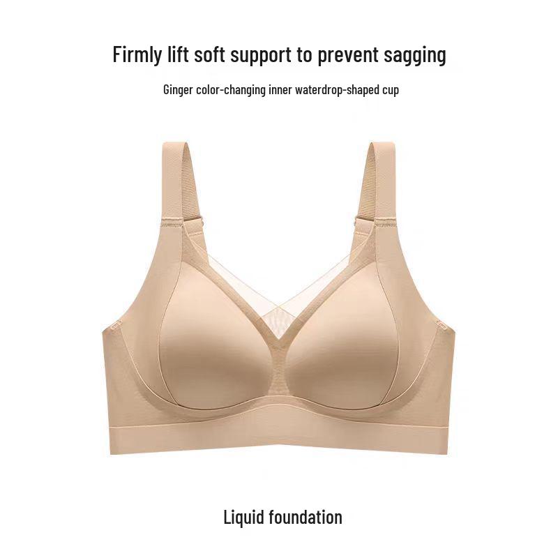 Women's Seamless Anti-Gravity Lifting Bra—Soft, Supportive, No Underwire, Fixed Cup, Anti-Sagging.