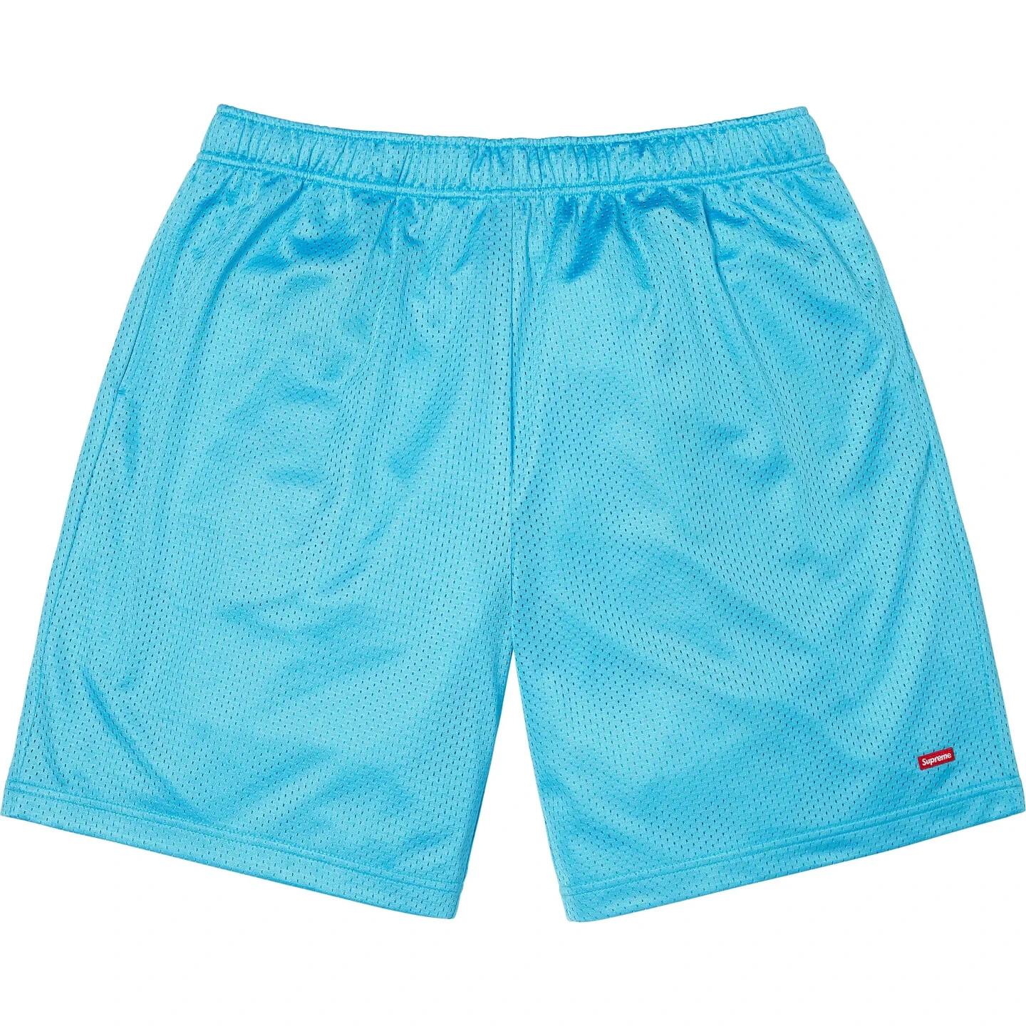 Supreme Small Box Baggy Mesh Short Cyan L