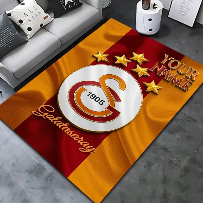 Galatasaray S Custom Name Carpet Rug for Living Room Bedroom Home Sofa Decoration,Kids play Non-slip Floor Mat
