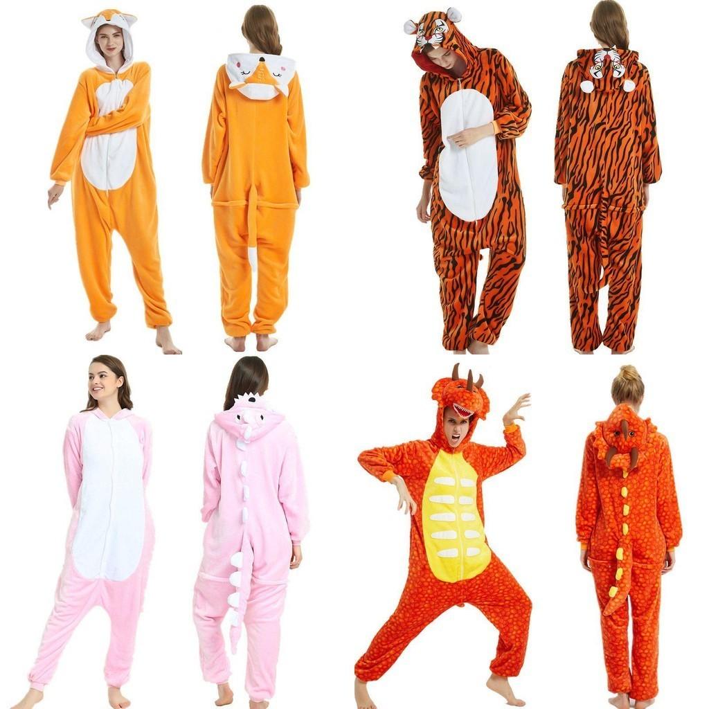 Luxuriös weicher Unisex Tier-Onesie-Jumpsuit für Erwachsene für ultimativen Lounge-Komfort